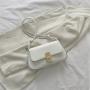 2023 Solid color fashionable buckle small square bag bolsos-para-mujeres- Wholesale Bags Supplier High Quality