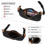 2024 new fashion trend small crossbody bag women's nylon shoulder bag lightweight V-shaped purse 2 kits