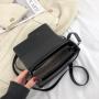 Fashion Women Bag PU Fabric Easy Clean Sweet Square Shape High Quality Shoulder Bags Solid Color