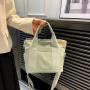 2023 New Folding Canvas Tote Bag Plain Handbag Tote Bag Women Fashion Luxury Handbags For Men