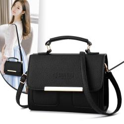Fashion women's bag new design women's handbag pu leather 2024 new fashion crossbody shoulder bags ladies square bag