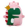 Korean Fashion Anti-Lost Backpack for Kids Cute Cartoon Small Dinosaur Schoolbag Single Strap Portable Chain Decoration Students