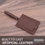 Wholesale hot sale Leather Luggage Tag for Suitcase Women Kids Luggage Travel name Bag Tags with Privacy Cover