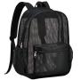 China Manufacturer Fashion Summer Heavy Duty Transparent Mesh Mini Backpack For Student