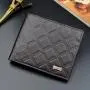 OME827 Customize Design Slim Coin Purse New ID Credit Card Holder Short PU Leather Thin Wallet For Men Tri-fold Coin Purse