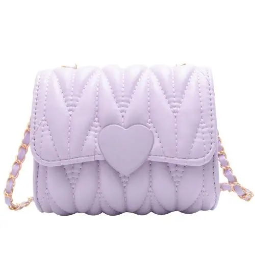 KB015-1 Girls Small Shoulder Bag 2023 Fashion Messenger Bag High Quality Little Girls Mini Crossbody Bag Zipper Purses