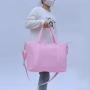 Keymay Fashion Women Shopping Bag Travel Shoulder Handbag with Pockets and Zipper Waterproof Nylon Tote Bag handbag ladies