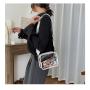 Fashion Entire Transparent PVC bag Customeization Mini Clear Women Crossbody Bag