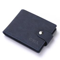 ZHF010 Cross-border RFID Creative Men's Wallet PU Leather Buckle Work Certificate Driver's License Leather Bag