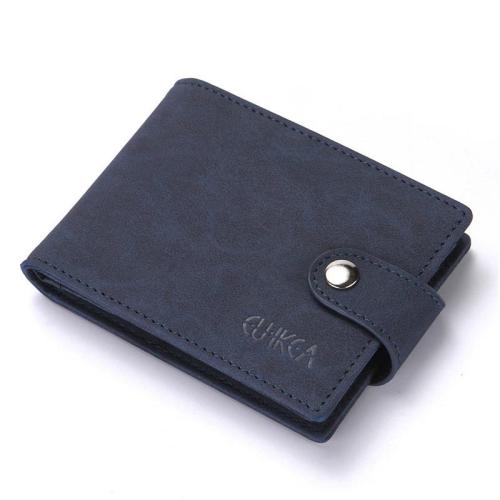 ZHF010 Cross-border RFID Creative Men's Wallet PU Leather Buckle Work Certificate Driver's License Leather Bag