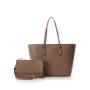 Sac A Main Femme 2 Pieces PU Leather Tote Bag For Women Luxury Tassel Handbag Set