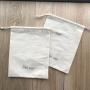 Custom Logo Printed Muslin Cotton Drawstring Bag Muslin Cotton Gift Packaging Pouch