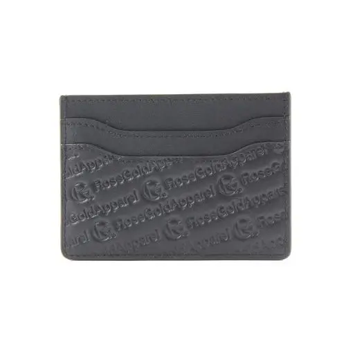 Front Pocket Men's Wallet Thin Slim Minimalist RFID Blocking Custom Leather LOGO Pattern Credit Card Holder