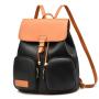 Large Capacity 2024 New Anti Splash Premium High Quality PU Student School Bag Famous Women's Retro Print Design Backpack