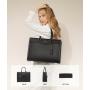 LOVEVOOK LOGO custom laptop handbags for women ladies fashion officework bag leather women's tote bags with laptop compartment
