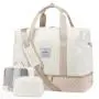 LOVEVOOK large capacity 21inch Weekender Bag with Wet Pocket and shoe compartment for women office hospital travel luggage bags