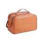 Wholesale Customized Waterproof Laser PU Polyester Wash Toiletry Bag Travel Make Up Cosmetic Bag with Zipper Travel-Friendly
