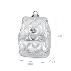 High Quality Women Backpack Luxury Bag Custom Bag With Logo PU Leather Quilted Backpack