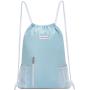 Custom Reusable Drawstring Backpack Sports Gym With Mesh Pockets Water Resistant String Bag For Women Men Children