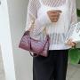 Korean Diamond Lattice Shoulder Small Bag Women's Messenger Small Square Chain Bag Wholesale PU Ladies Shoulder Bag China OEM