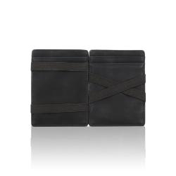 Factory direct magic wallet leather slim card holder wallet rfid blocking magic wallet holder