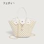 2024 New Ladies Printed Handbag Fashionable Tote Cross Border Bag with Single Strap and Chain Decoration Portable for Women