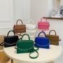 Low Price Carteras Para Mujer Chain Colorful Square Bags New Fashion Ladies Shoulder Bags Leather Crossbody Bags For Girls Women