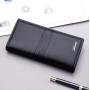 OEW047 Custom Logo Fashionable Long Section Clutch Wallet For Men PU Leather ID Credit Card Holder Simple Slim Coin Purse