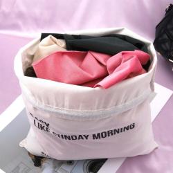 Promotion Cotton Linen Drawstring Bag For Shopping Custom Logo Printed Clothes Hat Storage Muslin Cotton Dust Pouch