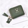 OEW191 PU Leather Coin Purse Short Multiple Card Slots Wallet Cartoon Cute Bear Ladies Wallets And Purses Women Mini Card Holder