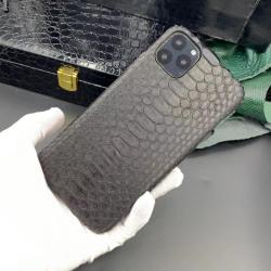 Custom Made High Quality Genuine Snake Skin Leather Luxury Shockproof Mobile Phone Cases For Iphone 11 12 13 14 15 Pro Max