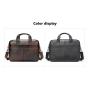 ZWY307 Wholesale Men Vintage Business Genuine Leather Briefcase Daily Work Travel Portable Laptop Bag Customizable LOGO Handbag