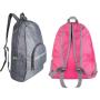 Multi-color Custom Logo Lightweight Polyester Fabric Unisex Packable Backpack Foldable Travel Bags