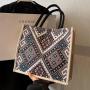 Large Capacity Bag Female New Fashion Single Shoulder Tote Ethnic Style Students Carrying Class Bag Tide