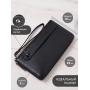 Pure Color Wallet Men Leather Luxury Large Capacity Men Card Holder Wallet Hold By Hand Man Custom Wallet