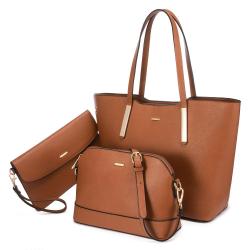 custom top sale LOVEVOOK wholesale women luxury high quality shoulder bag 3 pieces hand bags sets ladies handbag