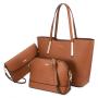 custom top sale LOVEVOOK wholesale women luxury high quality shoulder bag 3 pieces hand bags sets ladies handbag