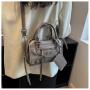 Motorcycle Tote Bag Women'S New Vintage Riveted Pillow Bag Fashion Single Shoulder Crossbody Bag