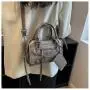 Motorcycle Tote Bag Women'S New Vintage Riveted Pillow Bag Fashion Single Shoulder Crossbody Bag