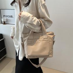 Large capacity fashionable Korean casual handbag 2024 spring new versatile single shoulder crossbody bag