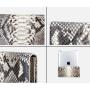 Custom Designer Fashion Classic Luxury Genuine Snake Skin Leather Women Men Unisex Long Bifold Wallet For Men Famous Brands