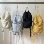 Korean Nylon Lightweight Backpack Goose Yellow Ribbon Shoulder Strap Lady Backpack Large Capacity Student Fashion Schoolbag
