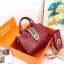 Ladysky top selling pillow shoulder Ladies Bag set of two Hand Bags Luxury Women high quality designer PU crocodile bags 29cm