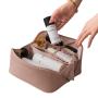 New Arrival Big Capacity multi-functional toiletry waterproof Pouch Soft PU Custom Cosmetic Bag For Women
