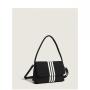 2024 New Fashion Color Contrast Striped Nylon Underarm Shoulder Crossbody Bag Bag