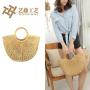 OEM Sac Plage En Paill 2022 Bolso Paja Bolsa De Palha Bors Paglia Large Tote Handmade Hollow Out Woven Beach Summer Straw Bags