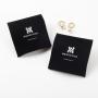 Customized Small Gift Bag Black Luxury Velvet Envelope Jewelry Pouch Envelope Perfume Packaging Bag