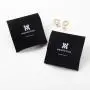 Customized Small Gift Bag Black Luxury Velvet Envelope Jewelry Pouch Envelope Perfume Packaging Bag