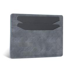 Custom Slim Minimalist Front Pocket Wallet RFID Blocking Credit Card Holder Card Cases with ID Window for Men Women