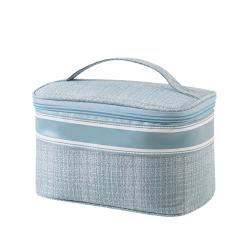 ODM OEM NEW Arrival 2023 Aopiya wholesale custom pu leather  portable terylene travel cosmetic bag organizer